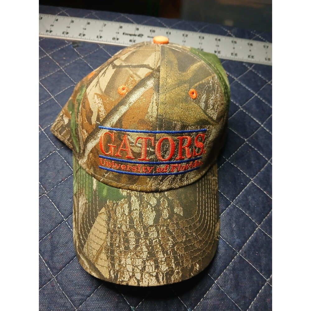 Gators University Of Florida The Game Trucker Hat Vintage Camo Camouflage